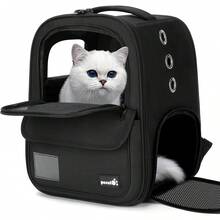 Zaino per animali domestici - Nero (leggero design) - Visualizzare 12