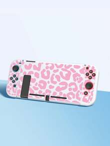 1个白色和粉色豹纹保护套，收纳包配件，兼容Switch 2 (2025)、Switch OLED、Switch NS - 保护您的游戏机，万圣节送给Switch玩家的绝佳礼物 - 彩色 - 查看 18