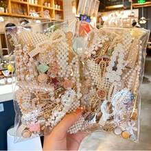 9-Piece Pearl Hair Clip Set For Women & Girls – Beaded Korean Style Barrettes, Snap & Bobby Pins For Daily Looks, Bridesmaids, Gifts, Elegant Hair Accessories For Wedding & Party Styling - 9件套裝 - 查看 8