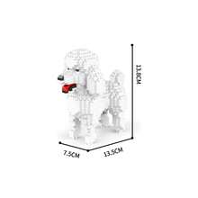 3D Puzzle Building Blocks Cartoon Dog Shapes, E.G. Schnauzer, Dachshund, Husky, Etc. Pet Dog Shaped Building Block Set. Birthday Gift. Room Decor. - Pack Bag 1 - View 15