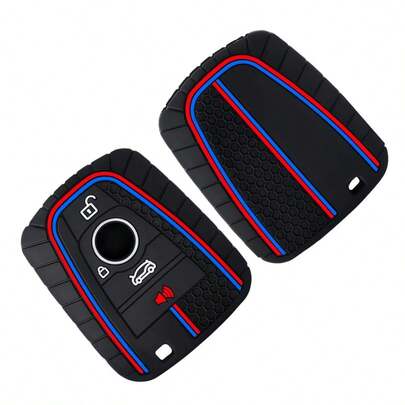 4 Buttons Car Silicone Remote Smart Style Key Case Cover FOB For BMW I3 I8 Series 2014 2016 2017 Protect Shell Accessories
