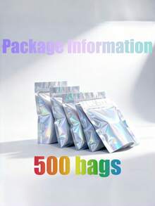 Customized Personalized Upright Resealable Laser Sealed Bags | U-Shaped Seal, Thick & Durable, Premium Party Favors And Gift Packaging, Suitable For Wedding, Birthday, Christmas Gift Fillers - Multicolor B - View 10
