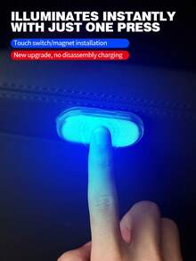 Car LED Touch Light, Atmosphere Light, Foot Light, Reading Light, Night Light - A - View 7