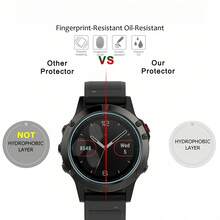 4pcs Transparent Screen Protector Film For Garmin Vivoactive3/4/4s Watch, 9H Hardness Tempered Glass Material, Ultra-Clear, Sensitive Touch, Anti-Scratch, Easy To Apply, Bubble-Free - 4pcs, Transparent - View 4