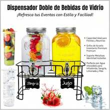 Beverage Ice Bucket & Beverage Dispensers - Black - View 4