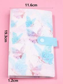 240 Pages Foldable Nail Art Sticker Storage Book, Transparent Anti-Scratch Nail Sticker Organizer - Multicolor - View 5