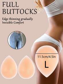 1双硅胶臀垫 - 女性及变装者专用提臀内裤，隐形臀垫矫正内衣，适合日常穿着及特殊场合，尺寸9厘米/3.55英寸，适合日常旅行使用 - 彩色 - 查看 1