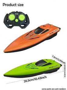 2.4GHz Remote Control Electric Boat Toy, Wireless Remote Control High Speed Boat Model, Electric Remote Control Boat Can Be Launched On Water, High Speed Simulation Electric Boat, Water Surface Small Boat Model, Simulation Dual Paddle Remote Control Boat - Multicolor - View 13