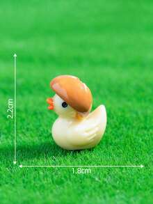 9件套蔬菜鸭树脂摆件，丰富书房、卧室、桌面等空间的微缩景观装饰，色彩缤纷的造型和精致的细节设计为沉闷的空间注入活力，适合微景观和家居装饰，祝您每天都充满小确幸。 - 彩色 - 查看 5
