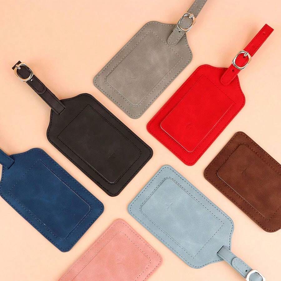 Etiqueta de Bagagem Personalizada, Etiqueta de Bagagem Única e Fofa com Cobertura de Privacidade, Identificador Anti-Perda para Mala, Acessórios de Viagem para Mulheres e Homens, Organizador de Viagem Durável de Grande Capacidade, Essenciais de Cruzeiro, Essenciais de Férias, Itens Essenciais de Viagem para Homens e Mulheres - Multicolorido - Visão 1