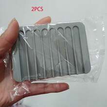 1个装批发多色硅胶皂碟，创意皂盒，皂托，沥水皂碟，硅胶皂盘，防滑皂垫，浴室收纳盒，颜色随机 - 彩色 - 查看 17