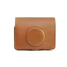 Retro Leather Instant Camera Case Bag For Mini EVO, Digital Camera Carrying Bag With Adjustable Strap - Multicolor - View 11