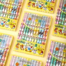 12pcs Pokemon Pikachu Erasable Neutral Water-Based Pens, 0.5mm Cute Cartoon Signature Pens, Student Gifts - Multicolor - View 3