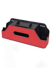 汽车座椅靠背多功能储物架 简易空气纸巾水杯手机架储物盒 带长短支架 快拆挂钩 适用于多种车型 - 收納盒 - 查看 11