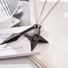 Anime Necklace Kakashi Kunai Zumaki Shuriken Action Doll Accessories Metal Alloy Pendant Cosplay Cartoon Collection Toy - 3146 - 查看 7