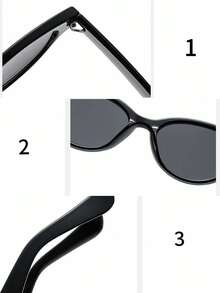 1副/2副新款复古高端男士时尚眼镜，适合防晒、钓鱼、时尚穿搭、驾驶等场合。 - 彩色 - 查看 5