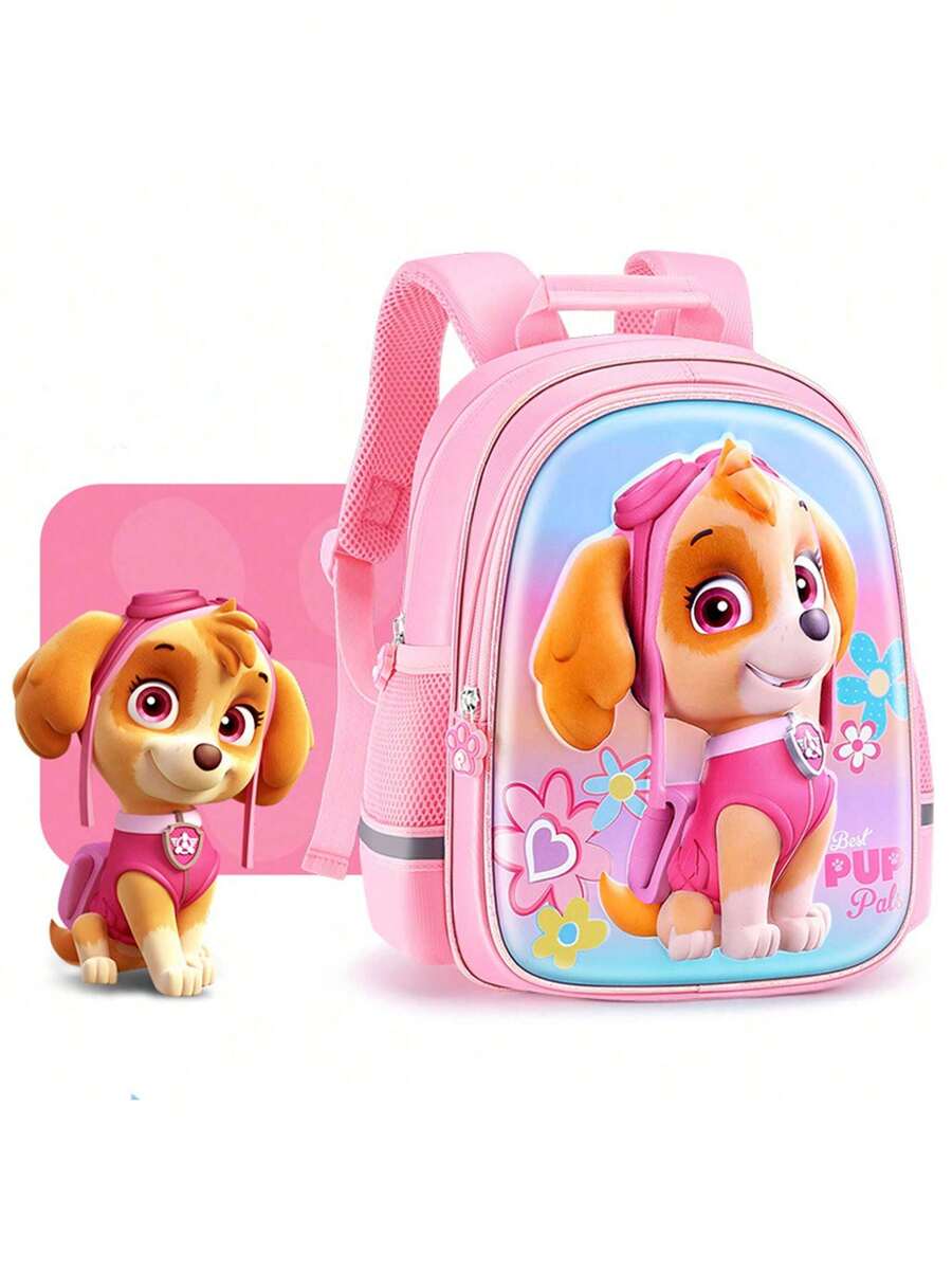 Spin Master Paw Patrol Themed Children's Backpack, With Comfortable Adjustable Shoulder Straps And Character Patterns, Suitable For School Use - SKYE - View 1
