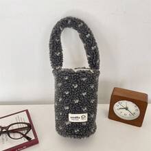 1pc Heart-Shaped Cup Sleeve, Portable Drink Cup Bag, Insulated Pouch, Snack Carry Tote - Multicolor - View 12