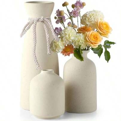 jjyLNBVN 3PCS arrones  arron rativos Modernos arrones adecuados para Bodas Cocina Comedor Sala de Estar Oficina centros de Mesa de Cate igemesa de centro