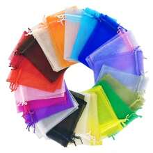 Vacuumable Pearl Yarn Drawstring Candy Bag, Jewelry And Cosmetics Packaging, Gift Mesh Drawstring Bag - Multicolor - View 4