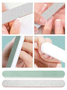 LIMEGIRL 16件套美甲套装，包括UV灯、卸甲磨甲机、除尘刷、指甲锉、抛光棒、磨甲块，是送给女孩的最佳礼物，适合沙龙和居家DIY美甲。 - 彩色 - 查看 7