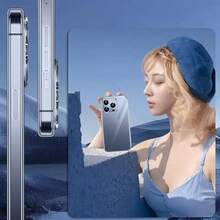 二合一基础手机壳（1个透明手机壳+1个摄像头镜头保护膜）组合装 - 無色 - 查看 5