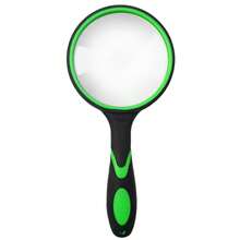 60mm/90mm 10X Handheld Magnifier With Shockproof Design, Real Glass Lens, Non-Slip Rubber Handle, Suitable For Reading, Hobbies And Scientific Research - Multicolor - View 7