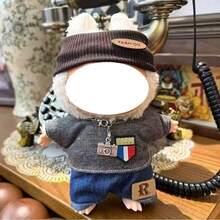 【仅含服装】热销时尚个性化娃娃服装套装，适用于第一代/第二代/第三代17厘米搪胶娃娃及配件，多功能可换装套装，适用于娃娃（不含娃娃） - 彩色 - 查看 14