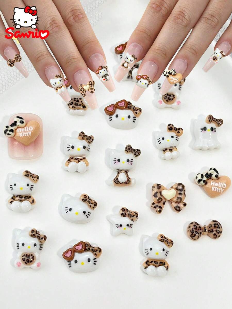 SANRIO 20件套Hello Kitty卡通DIY美甲配件套装，包含卡通Kuromi、Cinnamoroll美甲饰品、水钻宝石套装等。 - 愛神丘比特 - 查看 1