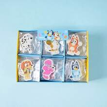 6pcs/Set New Cute Buri Erasers, Stationery Pencil Erasers, High-Value Prizes, Suitable For New Year, Valentine's Day, Easter Gifts [Random Style] - Multicolor - View 4