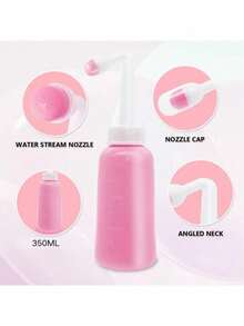 1个500毫升便携式旅行冲洗瓶，防漏私处卫生喷雾瓶，附赠随机款式收纳袋 - 彩色 - 查看 6