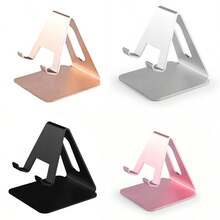 1个铝合金斜挎式桌面手机/平板电脑支架，创意金属铁艺手机/平板电脑支架，节日理想礼物（斋月手机配件） - 彩色 - 查看 4