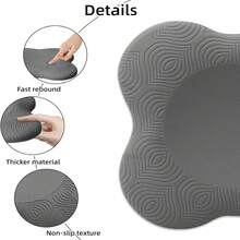 2pcs/1pc Yoga Knee Elbow Pad Thickened Non-Slip Shock-Absorbing Exercise Kneeling Cushion For Women Men, Yoga Fitness Mat, Fitness Pilates Meditation Support Mat For Knees, Elbows, Wrists, Head - Multicolor - View 4