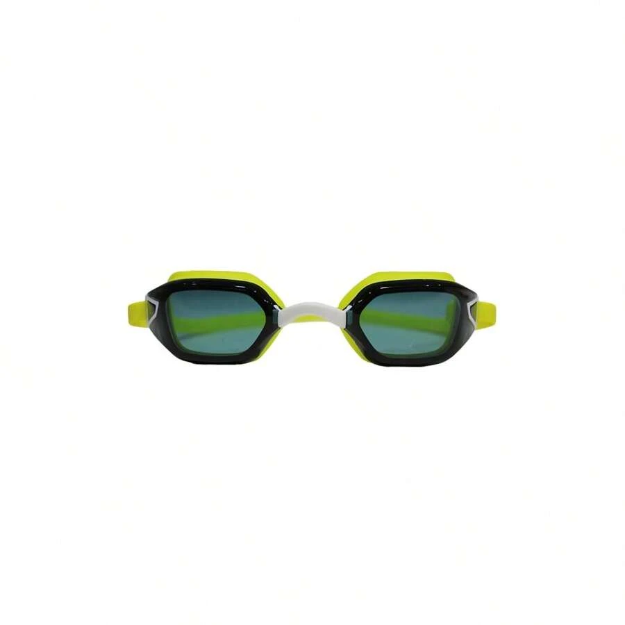 Goggle para natación de alto rendimiento con doble liga ajustable, puente intercambiable, incluye un estuche rígido para su protección. marca Escualo modelo Select - Verde Lima - Ver 1