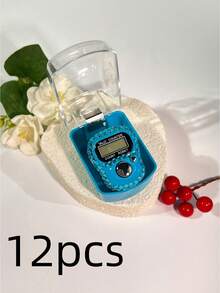 Portable Finger Counter Prayer Beads Box, Multi-Color Options, Suitable For Indoor/Outdoor Counting, Ideal For Counting, Holiday Gifts, Ramadan Daily Prayers, Verse Recitation, Pilgrimage , Suitable For Middle Eastern Religious School Students, Devout Islamic Followers - Multicolor - View 28