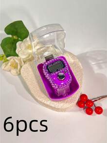 Portable Finger Counter Prayer Beads Box, Multi-Color Options, Suitable For Indoor/Outdoor Counting, Ideal For Counting, Holiday Gifts, Ramadan Daily Prayers, Verse Recitation, Pilgrimage , Suitable For Middle Eastern Religious School Students, Devout Islamic Followers - Multicolor - View 26