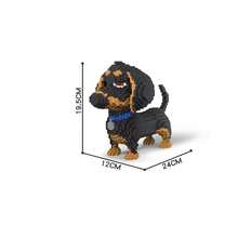 3D Puzzle Building Blocks Cartoon Dog Shapes, E.G. Schnauzer, Dachshund, Husky, Etc. Pet Dog Shaped Building Block Set. Birthday Gift. Room Decor. - Pack Bag 1 - View 10