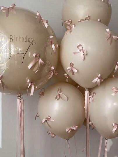 92/102 adet Kum Beyazı Lateks Balon, Gül Altın Rengi Kurdeleli, 30 cm Lateks Balon + 5 cm Kurdele, Dış Mekan Fotoğraf Çekimleri, Kurdele Süslemeleri, Sevgililer Günü, Aile Doğum Günü Partileri, Düğünler, İç ve Dış Mekan Dekoratif Fonları, Paskalya ve Yılbaşı Süslemeleri İçin Mükemmel.