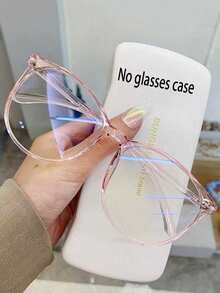 时尚眼镜，透明镜片，男女通用，黑色、粉色和透明镜框，是夏季海滩、户外活动和旅行的理想时尚眼镜。 - 彩色 - 查看 10