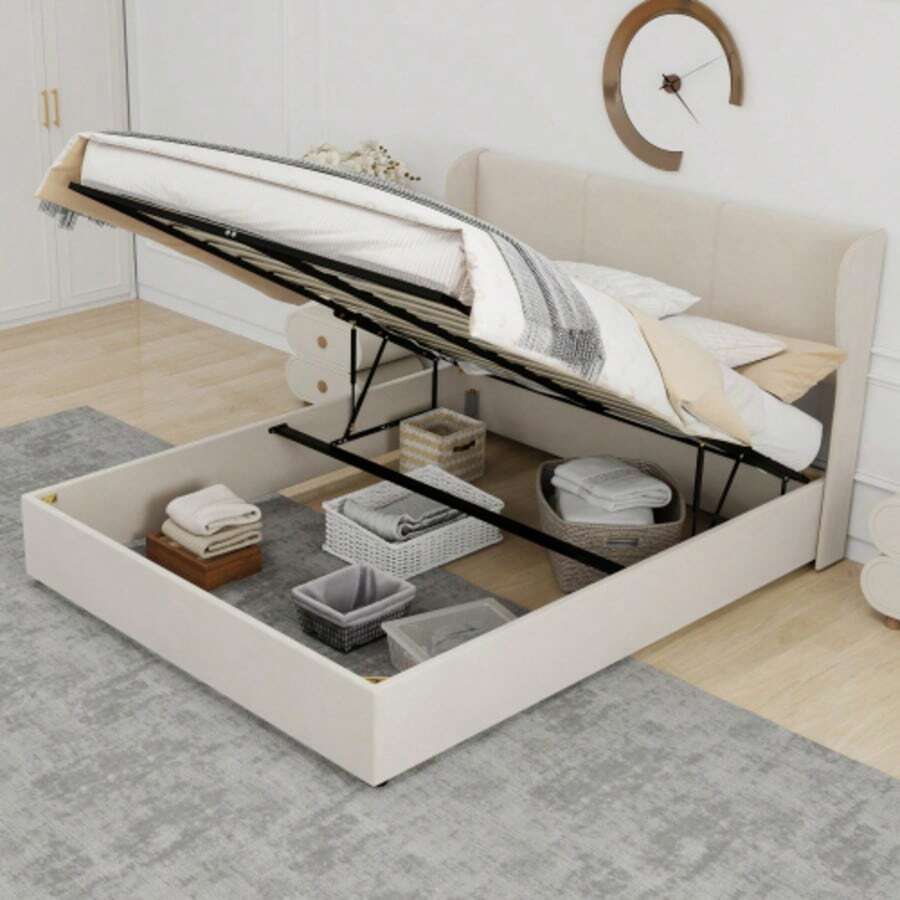 Bed Bases & Foundations - Beige - View 1