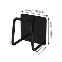 4 piezas Estante para esponjas de lavavajillas, Cubierta de fregadero de cocina, Estante para esponjas de acero inoxidable sin perforación, Ganchos de almacenamiento, Estantes de cocina con ganchos - Multicolor - Ver 11