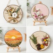 EZIFY 5/10 Pack Large Wood Slices (9-10 Inches) - Unfinished Paulownia Wood, White Natural Decor For Weddings, Baby Showers & Events - 5 miếng (9-10 inch) - Xem 11