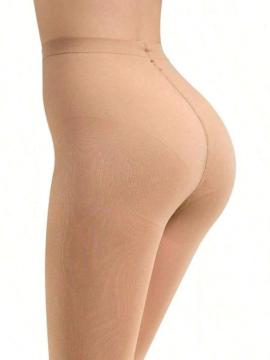Women's 2-6 Pairs Opaque Control Top Tights Comfort Stretch 70 Denier Pantyhose, Fashionable VTDP - Màu be - Xem 1