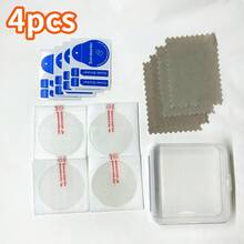 4pcs Tempered Glass Screen Protector For Huawei Watch GT5/GT5 Pro/GT4 41mm/42mm/46mm - 9H Hardness Anti-Scratch, High Definition Transparent Touch, Anti-Fingerprint Anti-Dirt, Easy Installation, Crystal Clear, Full Coverage, Durable Protective Case, Electronic Product Maintenance - 4pcs - View 9