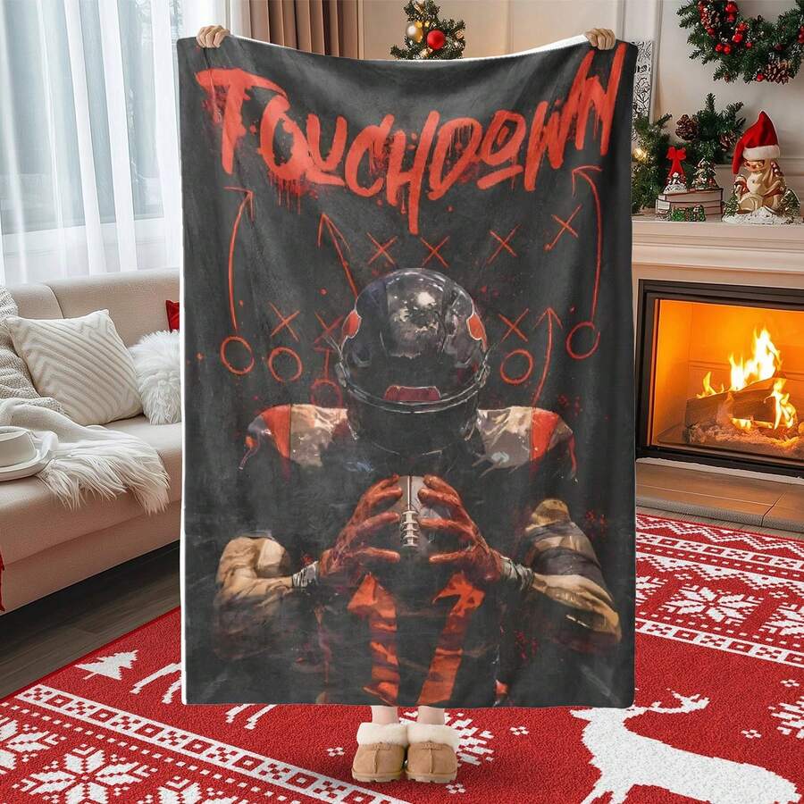 Cartoon Soft Blanket Comfortable Multi Functional Throw Warm Cozy Bedding Perfect Gift Home Decor Best Seller - Multicolor - View 1