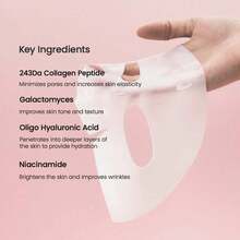 Biodance Bio Collagen Real Deep Layer Mask, Mask, Moisturizing Night Hydrogel Mask, Shrink Pores, Enhance Elasticity, 34g X 4 Pieces, Moisturizing, Non-Sticky, Brighten Skin, Facial Care Mask - 1 cái - Xem 7