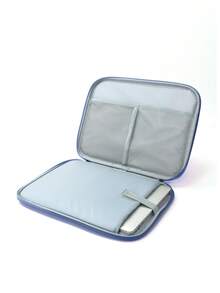 Túi đựng laptop 13-14 inch, bao đựng laptop, túi xách tay, đa chức năng, di động, nhẹ, thích hợp cho công việc, đi làm, đi học. - Xanh đậm - Xem 8