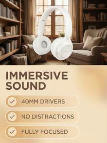 可折叠伸缩无线耳机，高保真低音，内置麦克风，价格实惠，时尚新年及情人节礼物之选