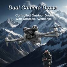 TOKQI 全新无刷双摄像头无人机，4.3英寸大尺寸FPV遥控器，多功能四轴飞行器，具备360°特技翻转、电子图像稳定双镜头、光流悬停、无头模式、手势拍照等功能，是青少年、节日和生日的理想礼物。 - 彩色 - 查看 13