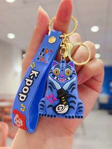 Mattel Demon Hunter Anime Keychain, PVC Backpack Pendant - Multicolor - View 15